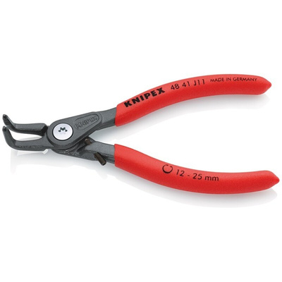 Knipex Circlip Pliers, 130 mm Overall, Angled Tip