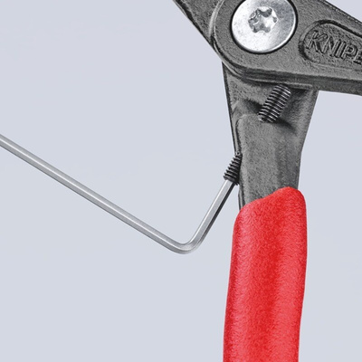 Knipex Circlip Pliers, 130 mm Overall, Angled Tip