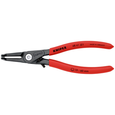 Knipex Circlip Pliers, 165 mm Overall, Angled Tip