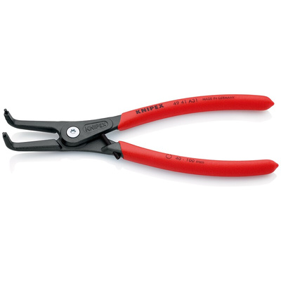 Knipex Circlip Pliers, 210 mm Overall, Angled Tip