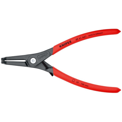 Knipex Circlip Pliers, 210 mm Overall, Angled Tip