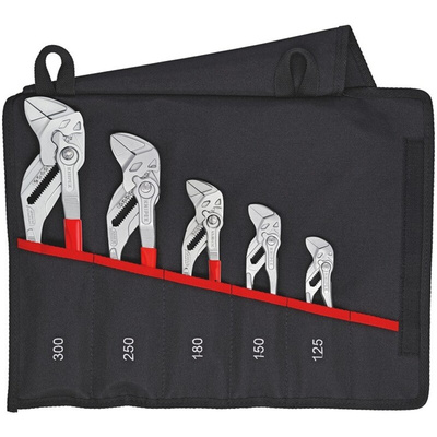 Knipex 5-Piece Pliers wrench, 125 → 300 mm Overall