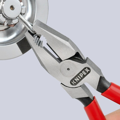 Knipex Combination Pliers, 190 mm Overall, Straight Tip