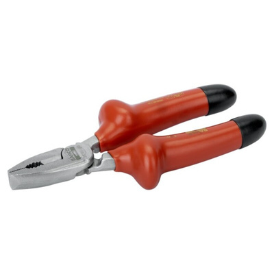 Bahco 2678V-200 Combination Plier, 200 mm Overall, Straight Tip, VDE/1000V, 39mm Jaw