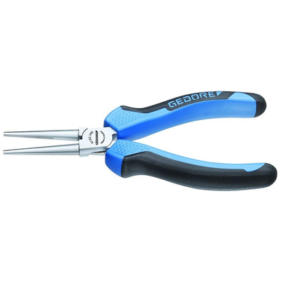 Gedore 6716810 Round Nose Pliers, 160 mm Overall, Straight Tip, 48mm Jaw