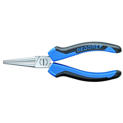 Gedore 6716810 Round Nose Pliers, 160 mm Overall, Straight Tip, 48mm Jaw