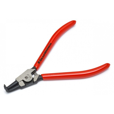 GearWrench Circlip Pliers, 7 in Overall, Bent Tip
