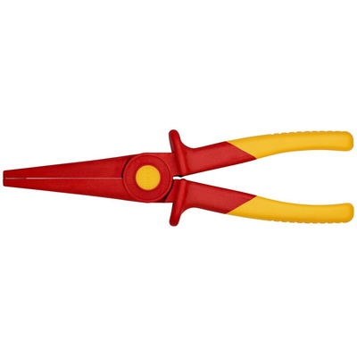 Knipex Long Nose Pliers, 220 mm Overall, Straight Tip, VDE/1000V