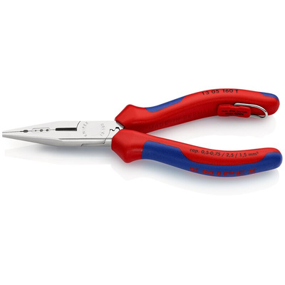 Knipex Combination Pliers, 160 mm Overall, Straight Tip
