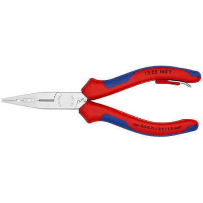 Knipex Combination Pliers, 160 mm Overall, Straight Tip