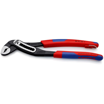 Knipex Alligator® Water Pump Pliers, 250 mm Overall, Angled, Straight Tip, 46mm Jaw