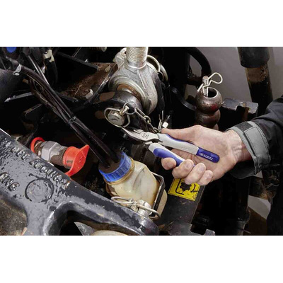 Expert by Facom Combination Pliers, 180 mm Overall, Straight Tip