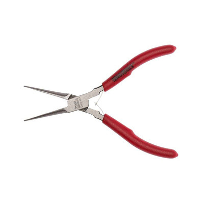 Teng Tools Long Nose Pliers, 140mm Overall, Straight Tip, 15mm Jaw