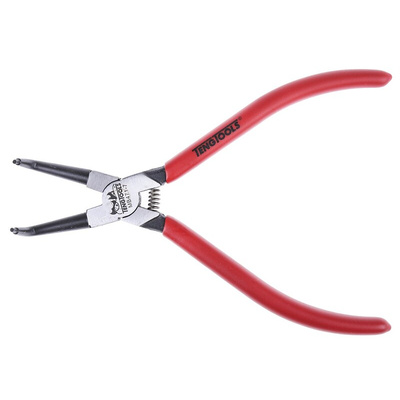 Teng Tools Circlip Pliers, 29 mm Overall, Bent Tip, 29mm Jaw
