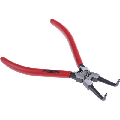 Teng Tools Circlip Pliers, 29 mm Overall, Bent Tip, 29mm Jaw