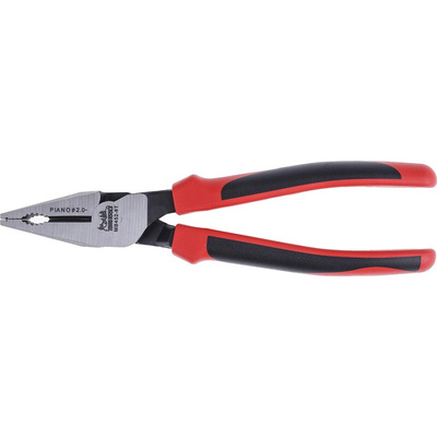 Teng Tools Combination Pliers, 22 mm Overall, Straight Tip, 22mm Jaw