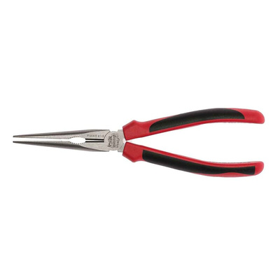 Teng Tools Long Nose Pliers, 205 mm Overall, Straight Tip, ESD