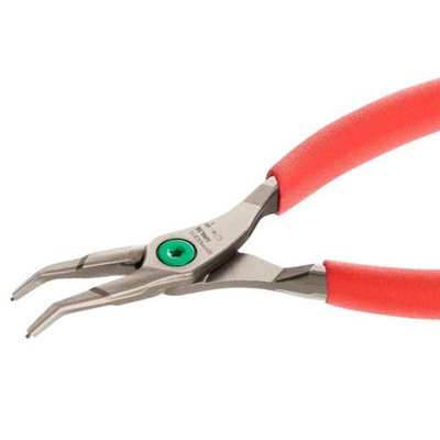 Facom Circlip Pliers, 215 mm Overall, Angled Tip