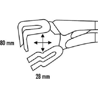 Facom Mole Grips, 280 mm Overall