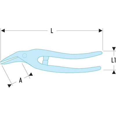 Facom 260 mm Right Shears for Steel
