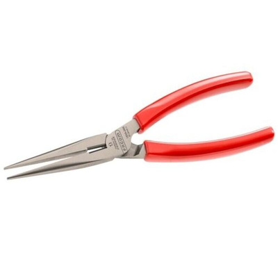 Facom Long Nose Pliers, 200 mm Overall, Straight Tip