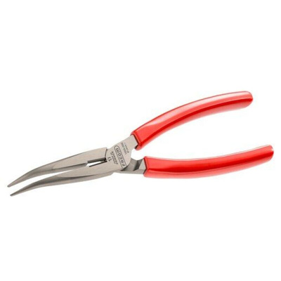 Facom Round Nose Pliers, 200 mm Overall, Angled Tip