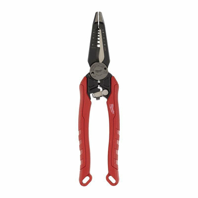 Milwaukee Combination Pliers, 230 mm Overall, Straight Tip, 25mm Jaw, ESD