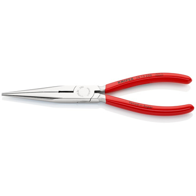 Knipex Long Nose Pliers, 200 mm Overall, Straight Tip, 73mm Jaw