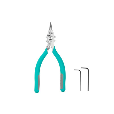Erem Long Nose Pliers, 130 mm Overall, Straight Tip, 24mm Jaw, ESD