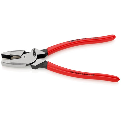 Knipex Pliers, 240 mm Overall, Straight Tip