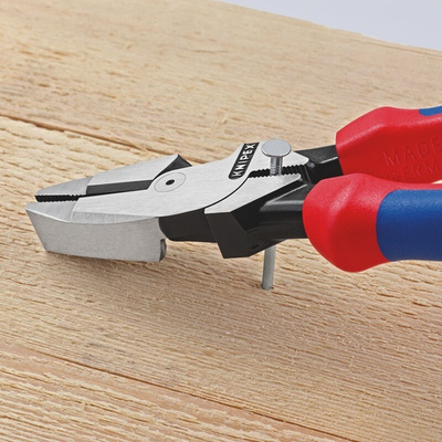 Knipex Pliers, 240 mm Overall, Straight Tip