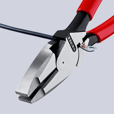 Knipex 09 11 240 Pliers, 240 mm Overall, Straight Tip
