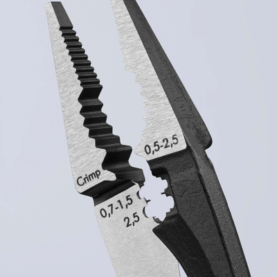 Knipex 13 91 200 Pliers, 200 mm Overall, Straight Tip