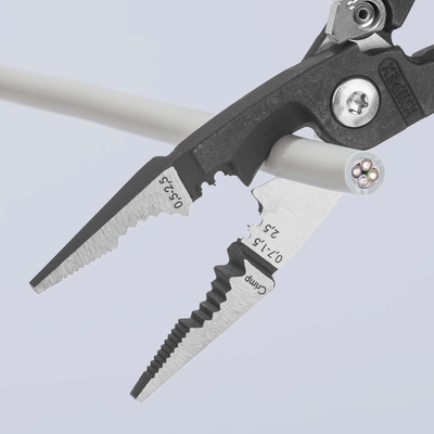 Knipex 13 91 200 Pliers, 200 mm Overall, Straight Tip