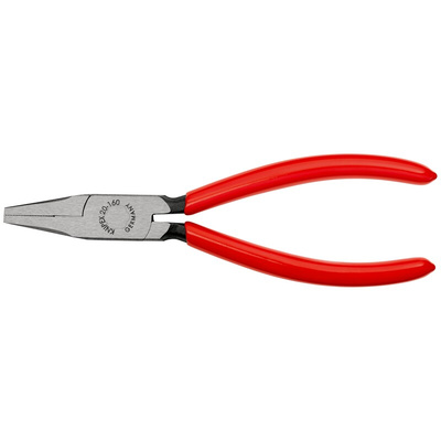 Knipex 20 01 160 Nose pliers, 160 mm Overall, Flat, Straight Tip, 30mm Jaw