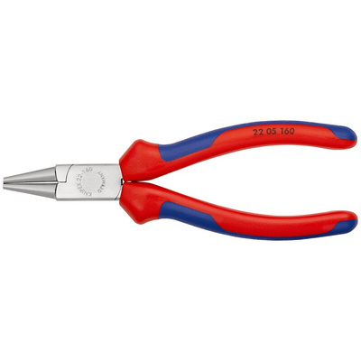 Knipex Round Nose Pliers, 160 mm Overall, 30mm Jaw