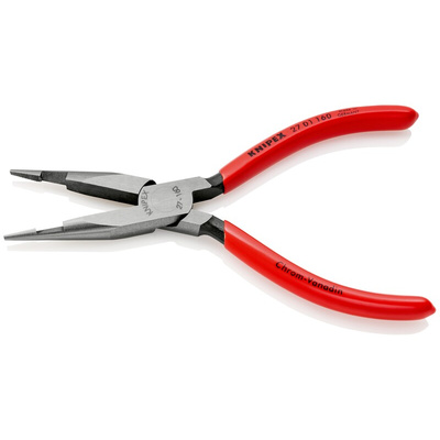 Knipex Nose pliers, 160 mm Overall, Angled Tip, 1.71052631578947in Jaw