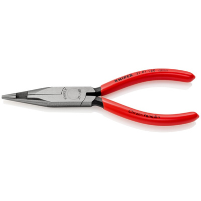 Knipex Nose pliers, 160 mm Overall, Angled Tip, 1.71052631578947in Jaw