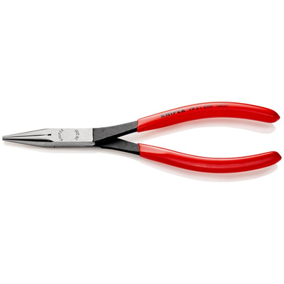 Knipex Long Nose Pliers, 200 mm Overall, Straight Tip, 1.34375in Jaw