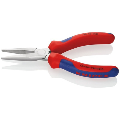 Knipex Long Nose Pliers, 150 mm Overall, Straight Tip, 1.65625in Jaw