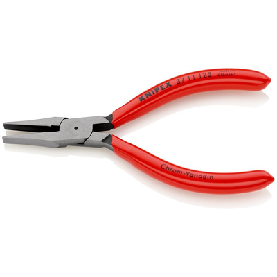 Knipex Nose pliers, 130 mm Overall, Flat Tip, 27mm Jaw