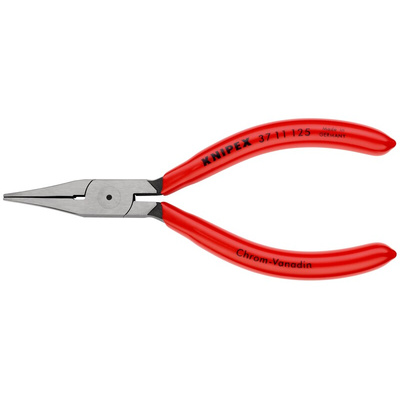 Knipex Nose pliers, 130 mm Overall, Flat Tip, 27mm Jaw