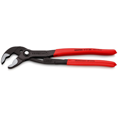 Knipex Cobra® Hightech Water Pump Pliers, 300 mm Overall, Angled Tip
