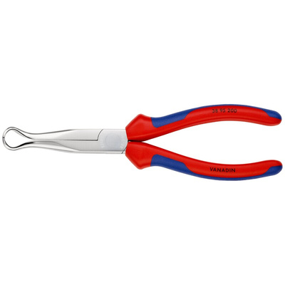 Knipex 38 95 200 Pliers, 200 mm Overall, Straight Tip, 73mm Jaw