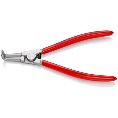 Knipex 46 23 A31 Circlip Pliers, 200 mm Overall, Angled Tip