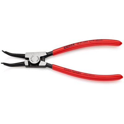 Knipex 46 31 A22 Circlip Pliers, 185 mm Overall, Bent Tip