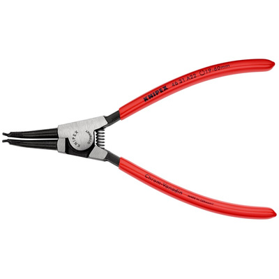 Knipex 46 31 A22 Circlip Pliers, 185 mm Overall, Bent Tip