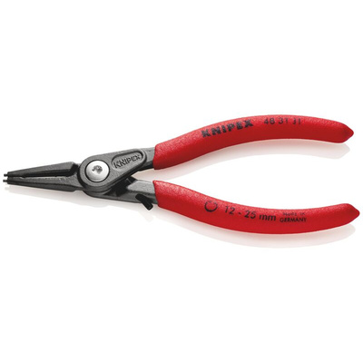 Knipex 48 31 J1 Circlip Pliers, 140 mm Overall, Straight Tip