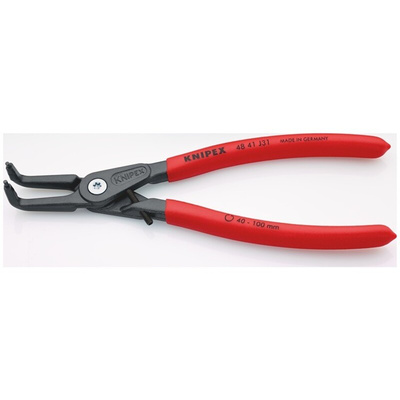 Knipex Circlip Pliers, 210 mm Overall, Angled Tip