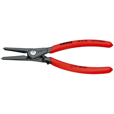 Knipex Circlip Pliers, 180 mm Overall, Straight Tip